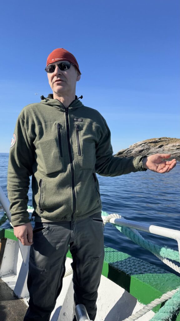 Vesteralen - puffinsafari - gids op boot