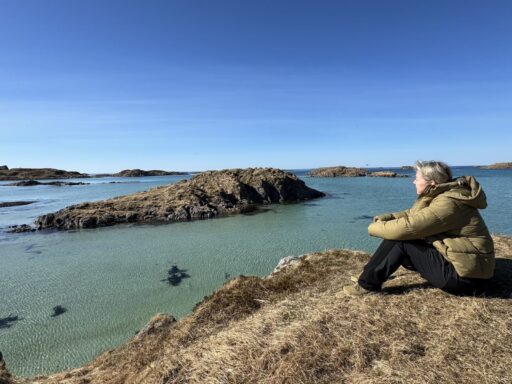 Rondreis Lofoten en Vesteralen - andenes - madelon bij kust