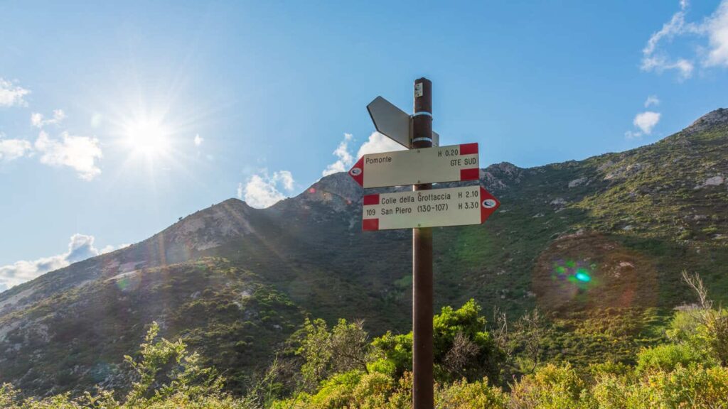 Grande Traversata Elba - route naar Pomonte