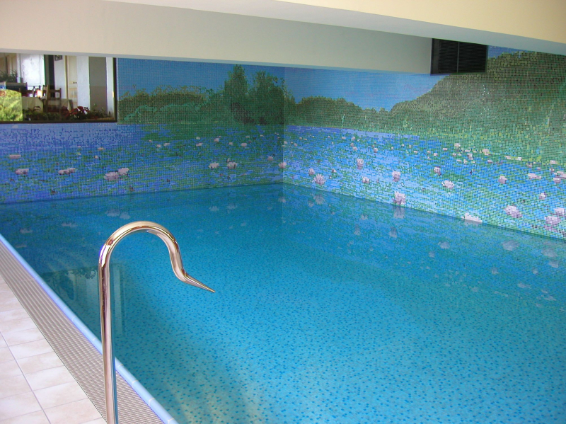 Haut Jura wandelreis: langs meren en bergen 9 Hôtel-Restaurant Spa de l'Abbaye - zwembad