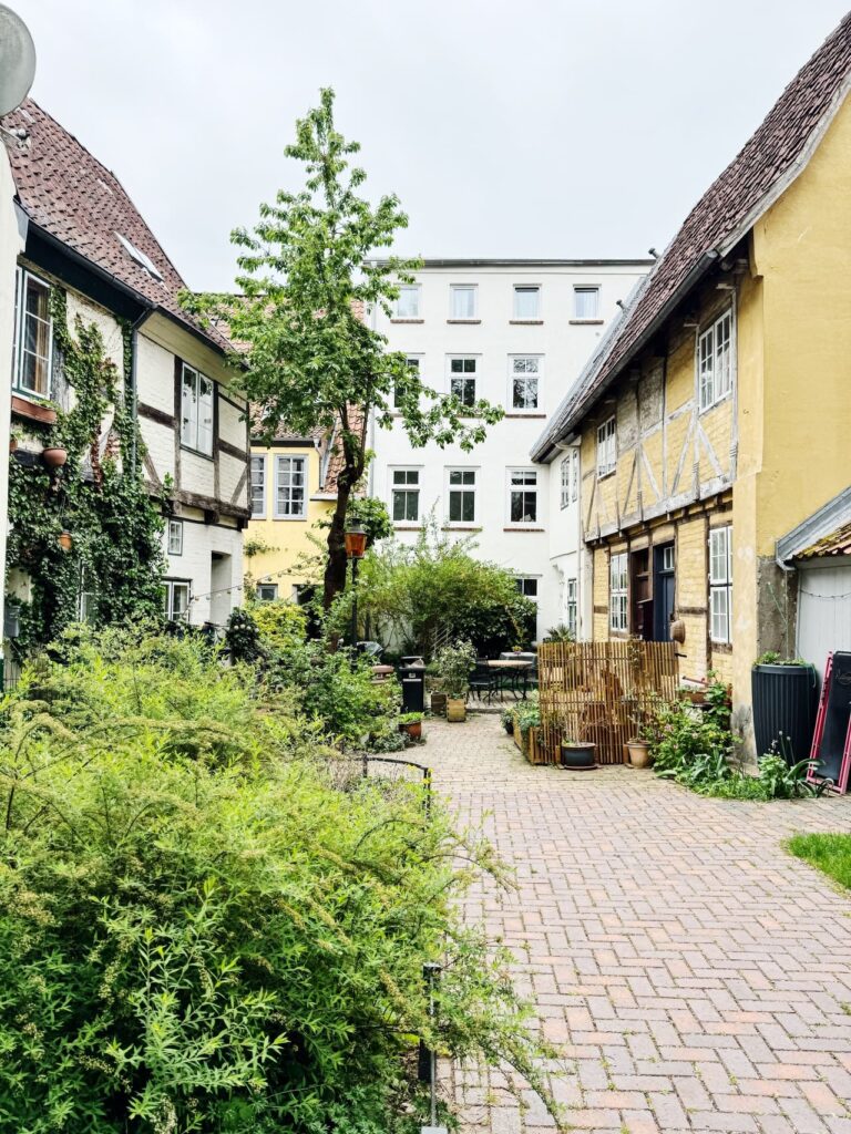 Stedentrip Lübeck & Travemünde: van Hanzestad naar de Amazone van het Noorden 13 Lubeck - Höfe und Gänge - binnenhof