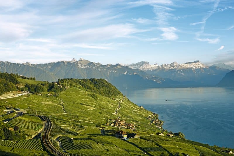 Waadtland_Lauvaux_Epesses_uitzicht op de alpen