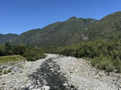 Cycling in the Maggia Valley - Ticino River