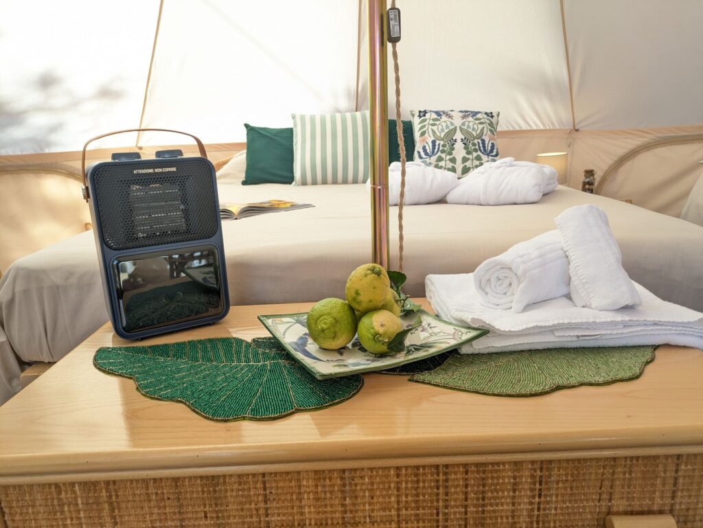 I Giardini del caramante - glampingtent groen - citroenen