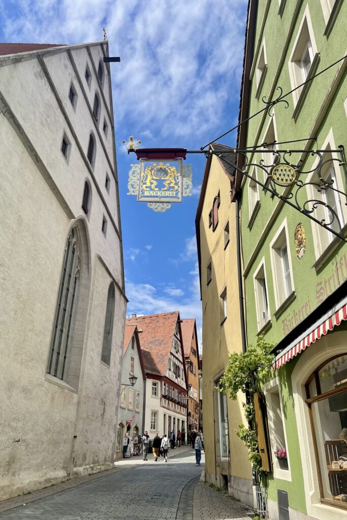 Rothenburg - bakker in straat