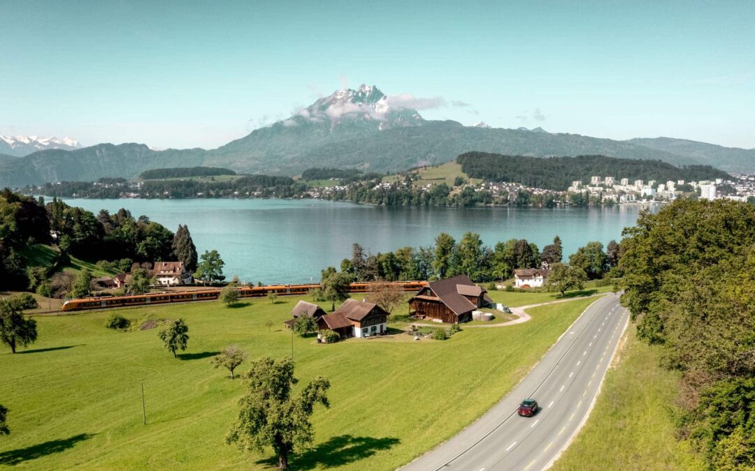 Merenroute Zwitserland fietsen - luzern