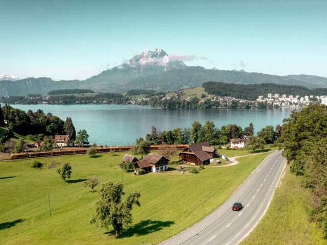 Merenroute Zwitserland fietsen - luzern
