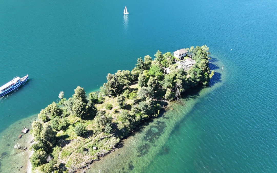 Isole di brissago - isola piccola - drone