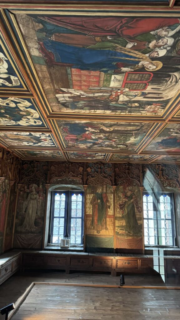 Goslar - raadhuis historische zaal achter glas