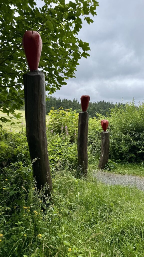Harz wandelen - liebesbankweg - hartjes
