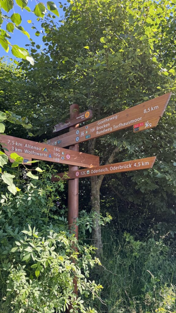 Torfhausmoor - wandelroutes - bordjes