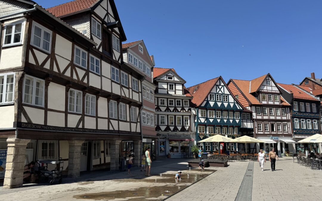 wolfenbuttel - plein met fonteinen