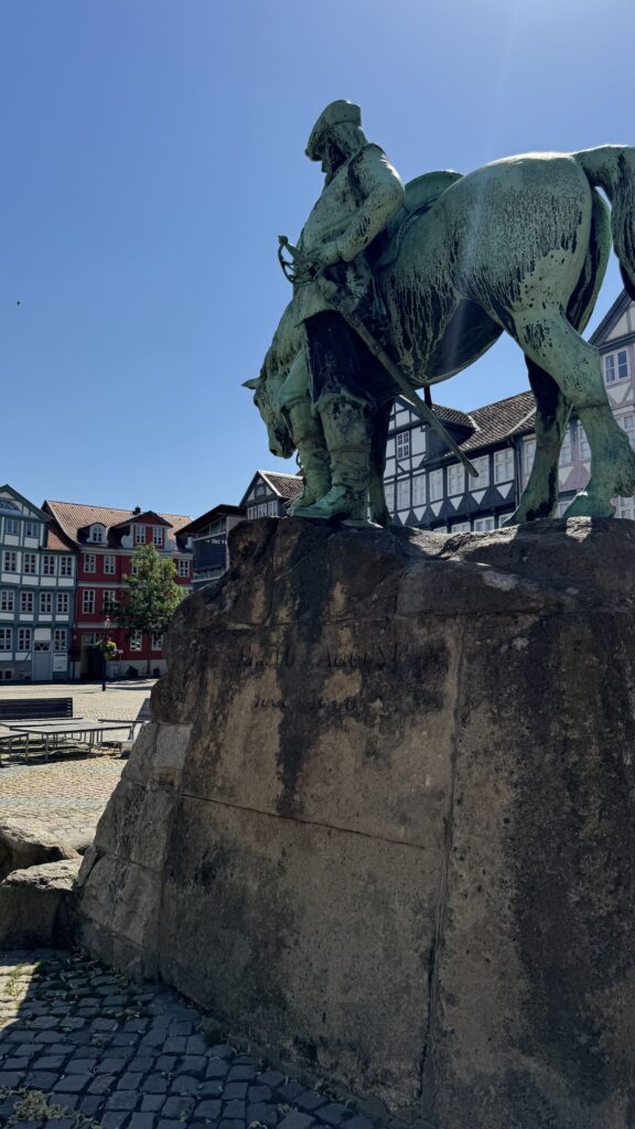 wolfenbuttel - hertog august op marktplein