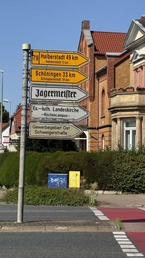 wolfenbuttel - jagermeister op bord