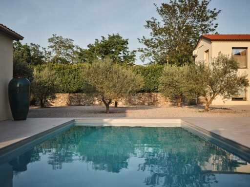 Hotel St. Daniel - Swimming Pool Surrounded by Olive Trees