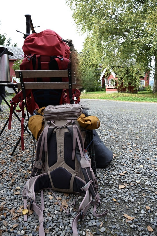 St. Olav's Procession - Backpack at Ersgard - Trondheim