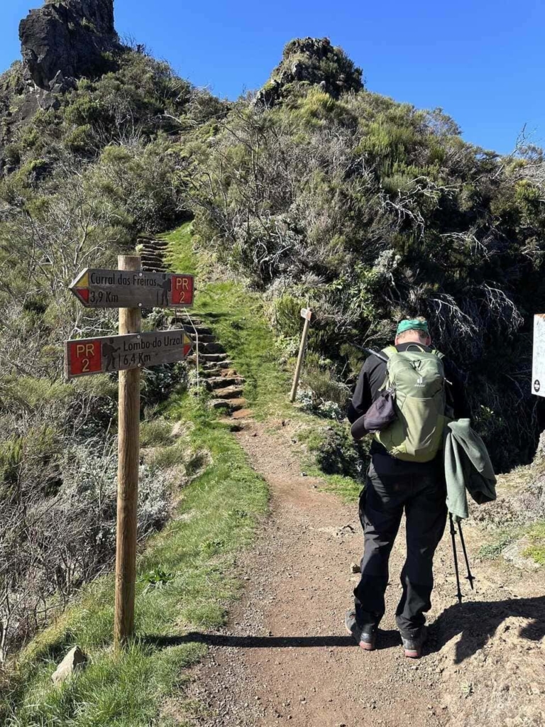 Madeira-hike-route-PR2 - bordjes