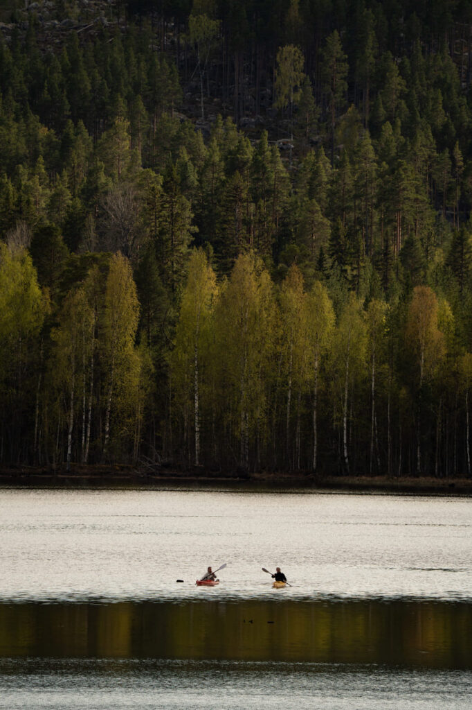 Ytterhogdal - Kayaking on the Lake