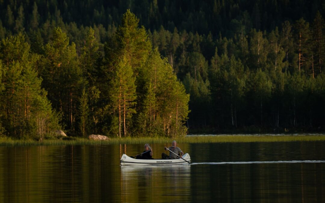 Ytterhogdal - kayak op meer
