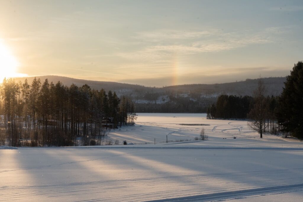 friluftsweden - winter landscape
