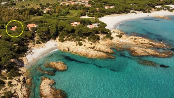 Strand Marzellinu - I Liberotti - Sardinie - I liberotti omcirkeld