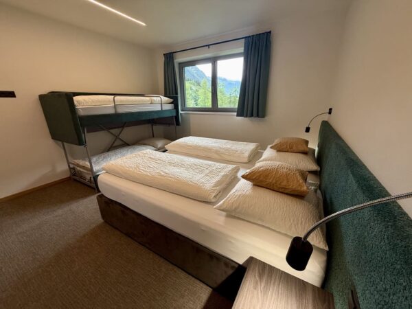 Nature House - slaapkamer met stapelbed