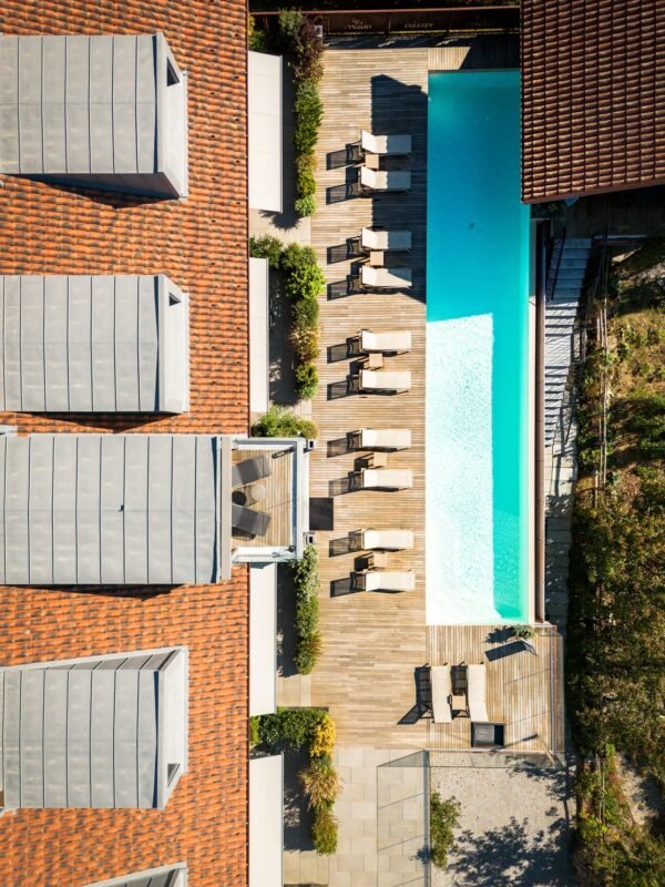 Vineho - zwembad luchtfoto